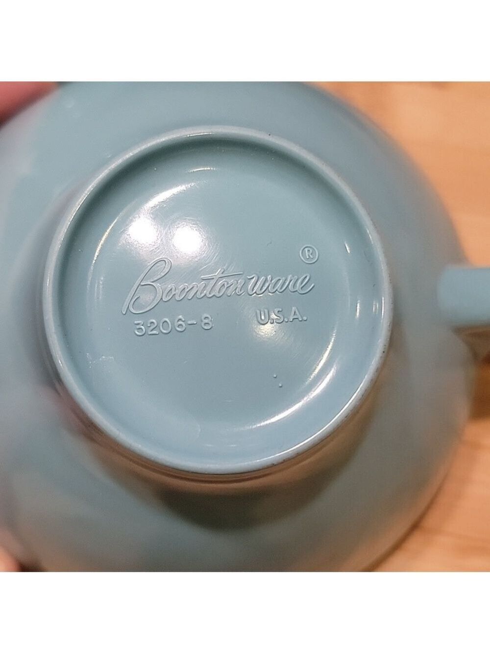 Vintage Boontonware Melamine Melmac Turquoise set - Picture 4 of 5